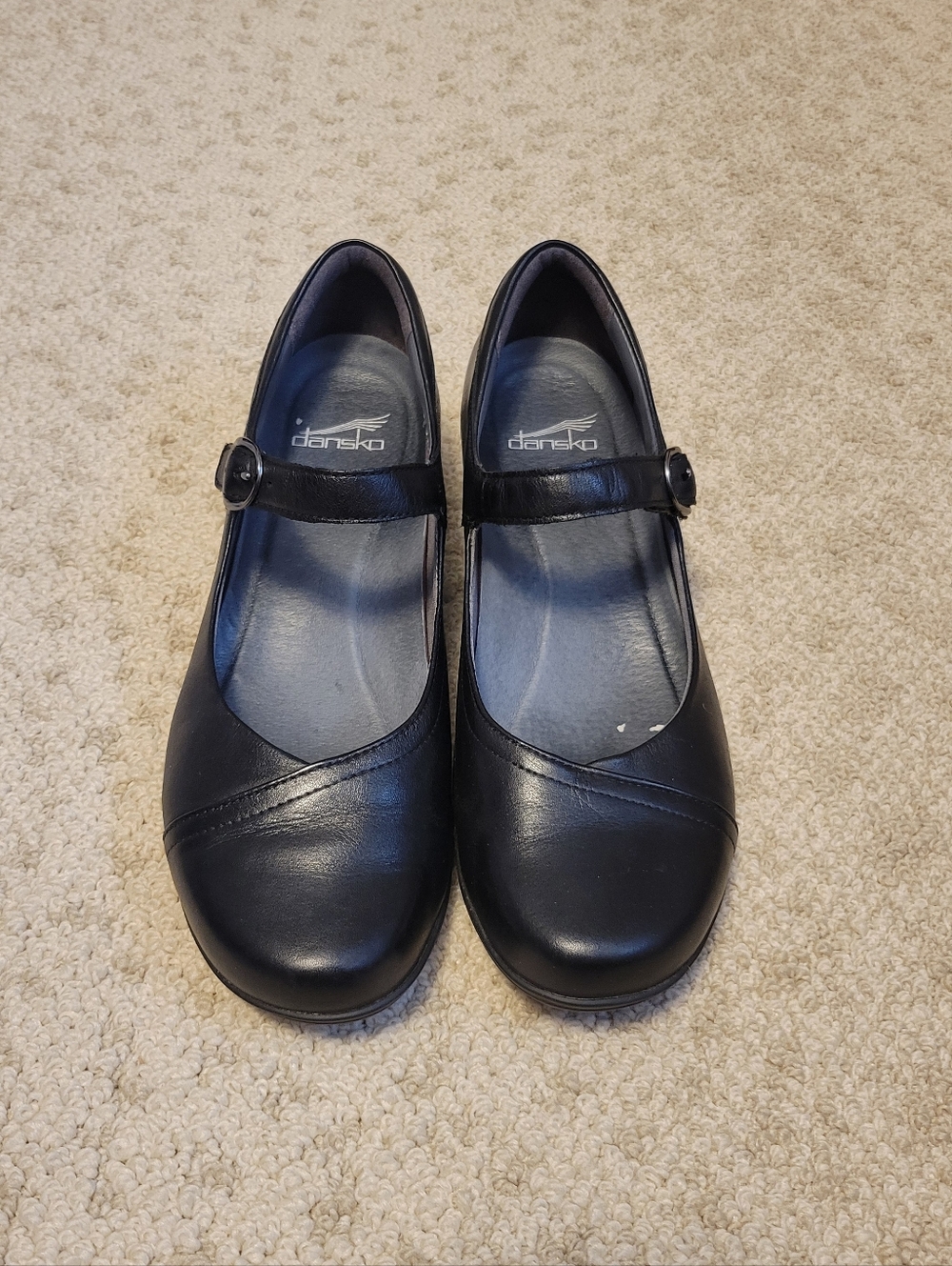 Dansko Black Mary Jane Comfort Flats 9.5